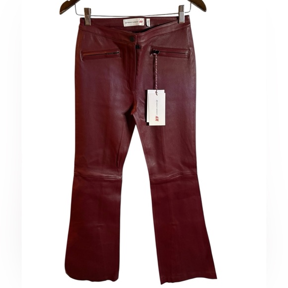 Perfect Moment H&M NWT 
Burgundy boot-cut genuine leather pants - Picture 9 of 14